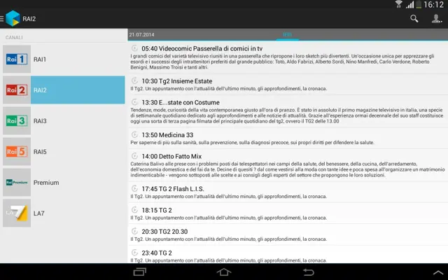 TIMvision android App screenshot 9